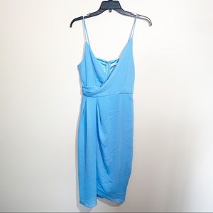 Cooper St Drape Sheath Dress Blue Size 2